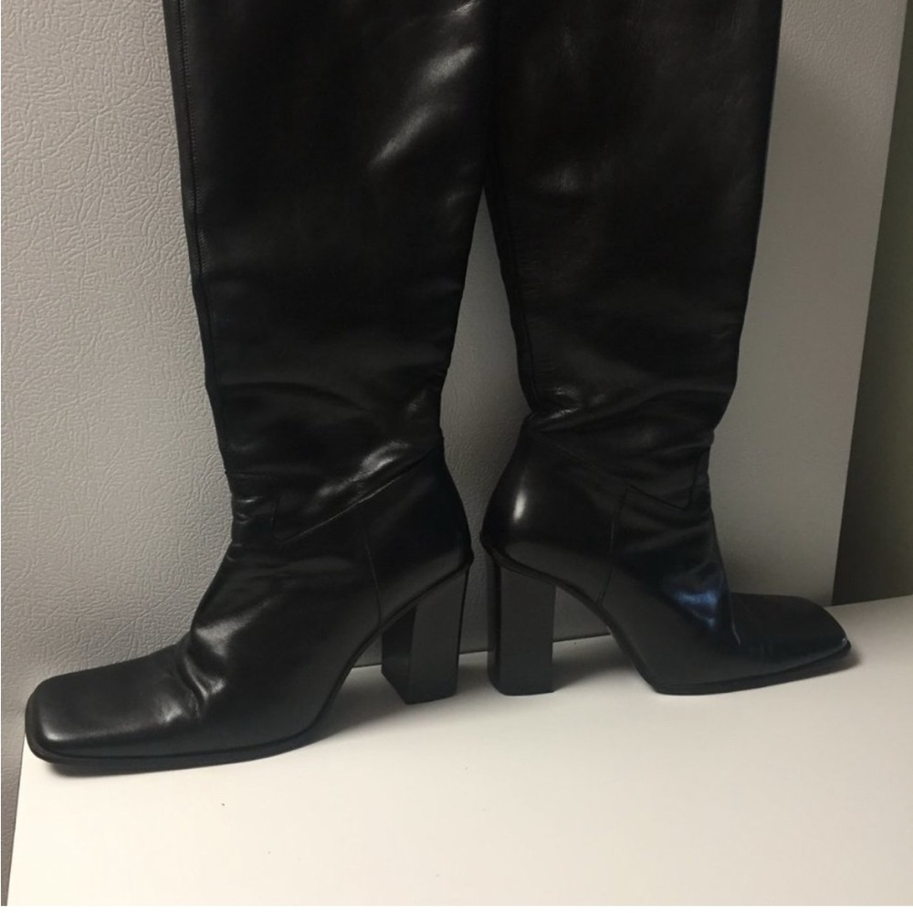 Black Leather Boots